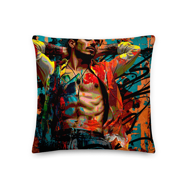 The Artist's Muse by Edward Martin Premium Pillow product image (3)