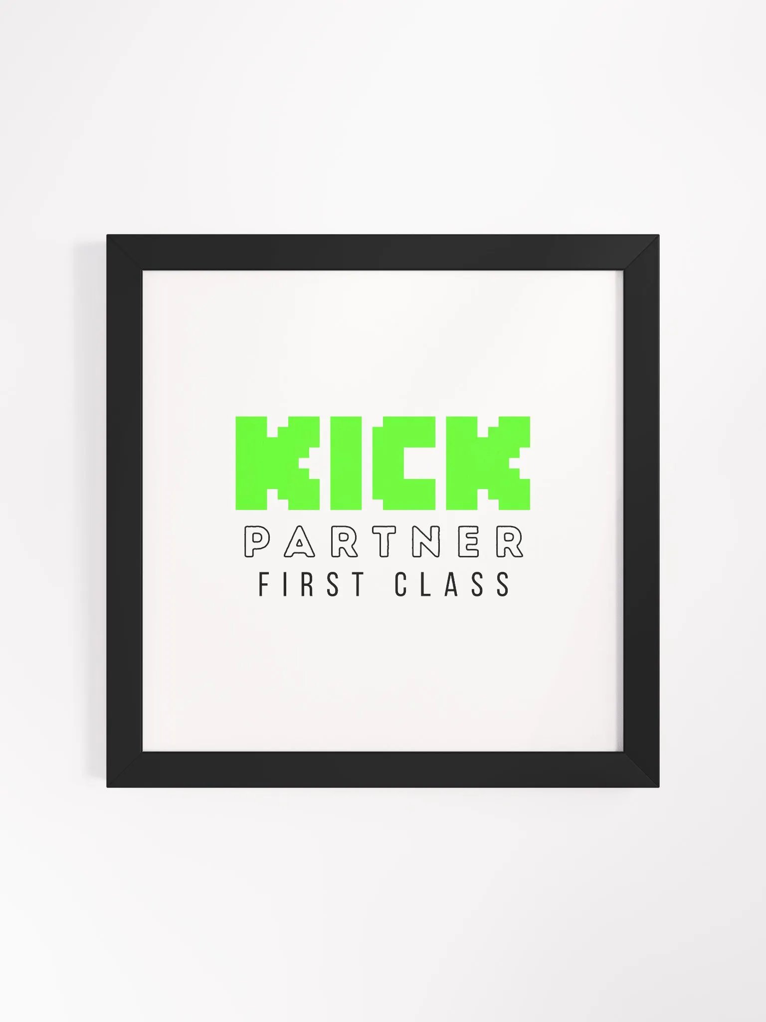 Framed First Class Sign product image (1)