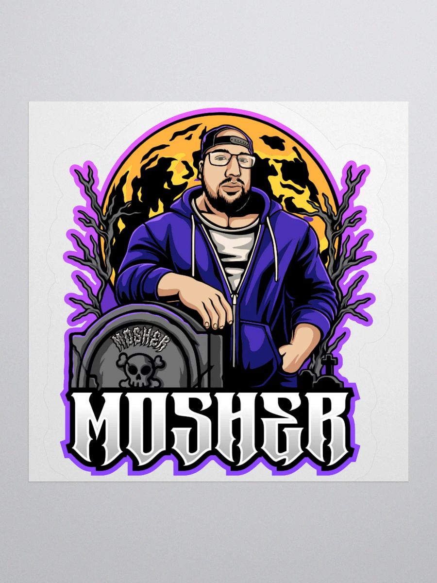 MOSHER GRAVE LOGO STICKER product image (1)