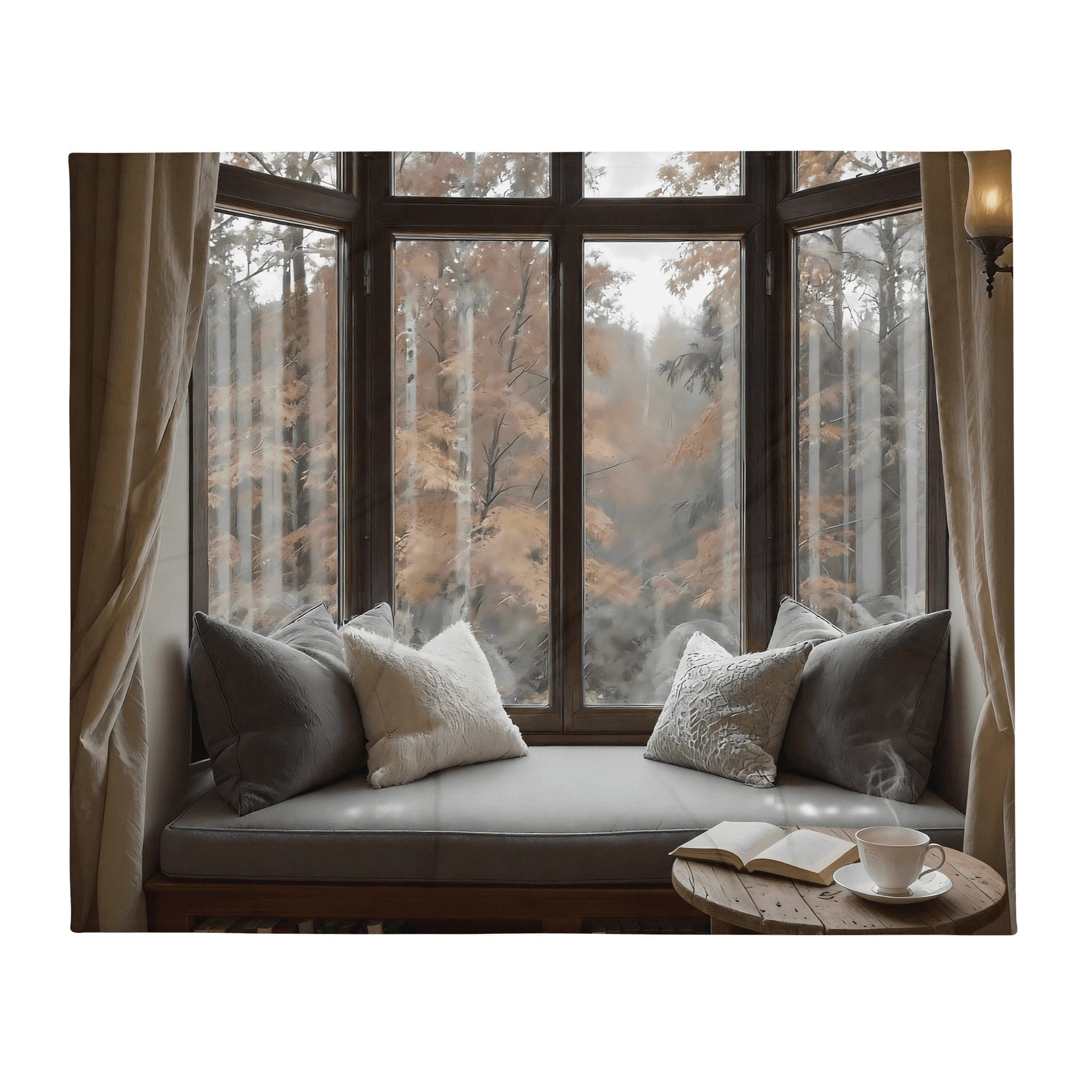 Misty Window Reading Nook Couch Blanket Throw product image (1)