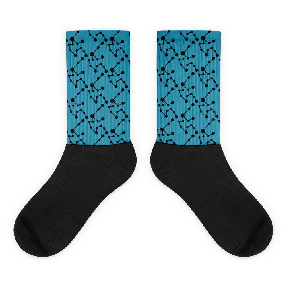 Molecular Aquarius Sublimated Socks product image (1)