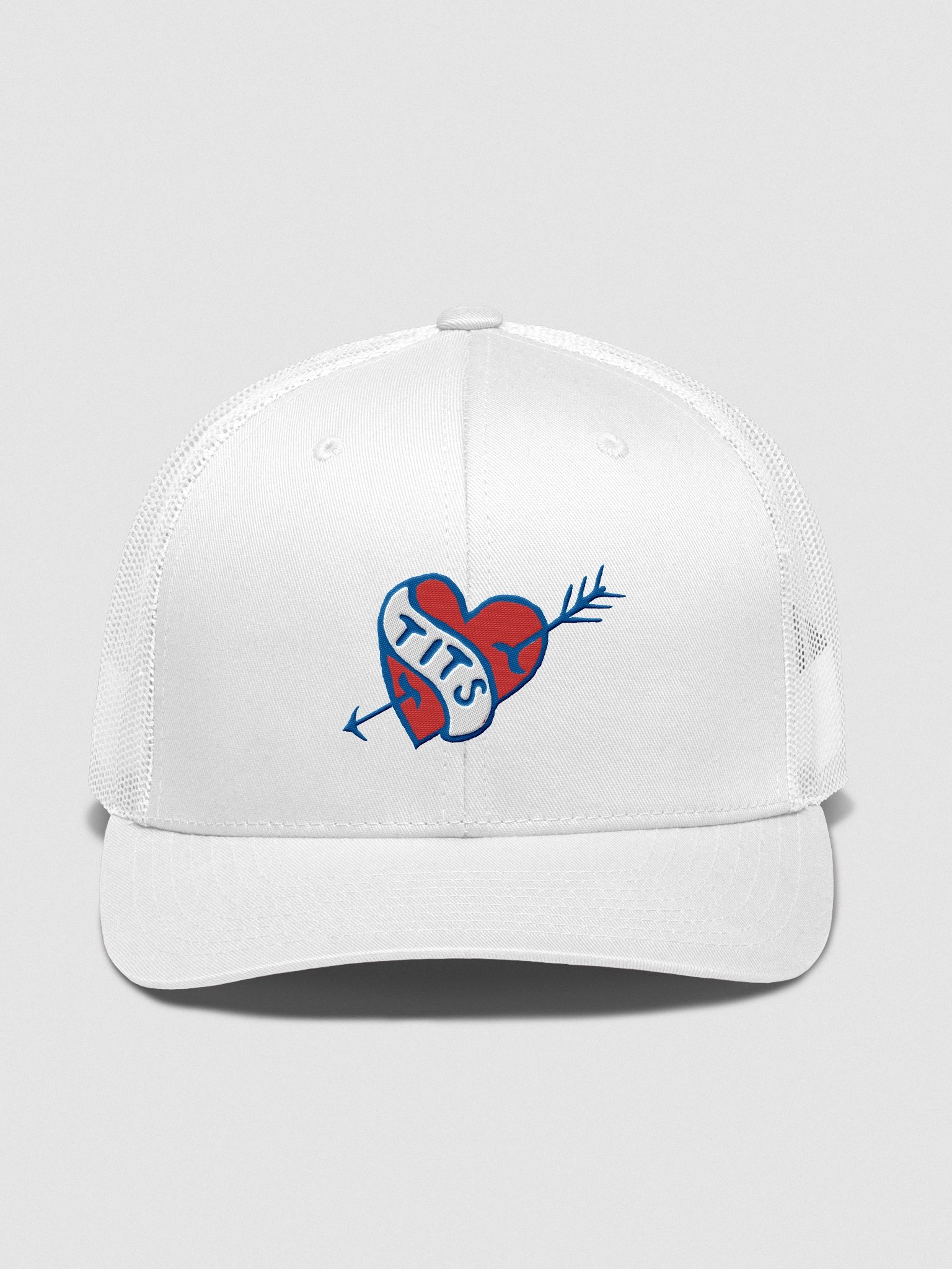 BREAK YOUR HEART LOGO Trucker Hat RWB product image (1)