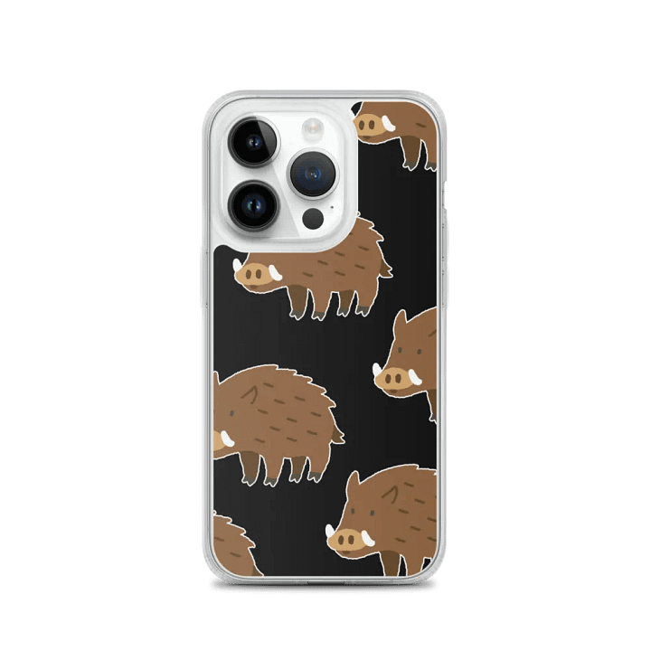Boar Frenzy iPhone MagSafe® Clear Case product image (3)