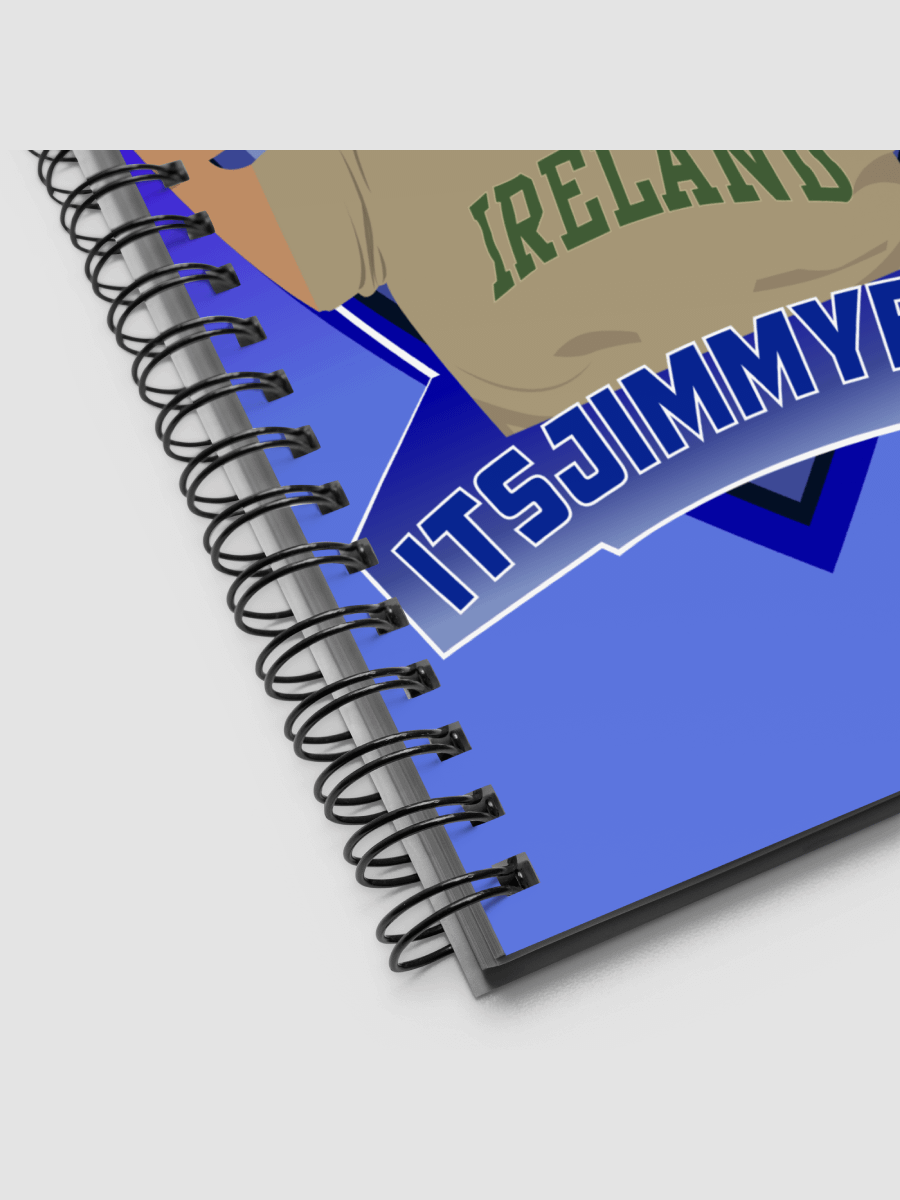 ItsJimmyB93 Logo Spiral Notebook product image (2)