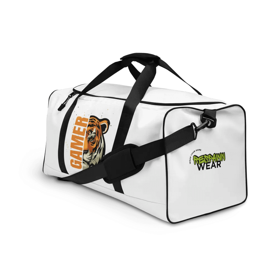 Gamer Tiger All-Over Print Duffle Bag product image (3)