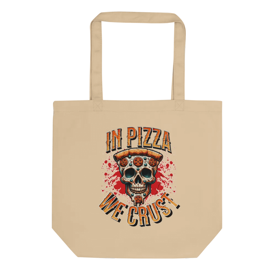 In Pizza We Crust Skull Eco Tote product image (1)
