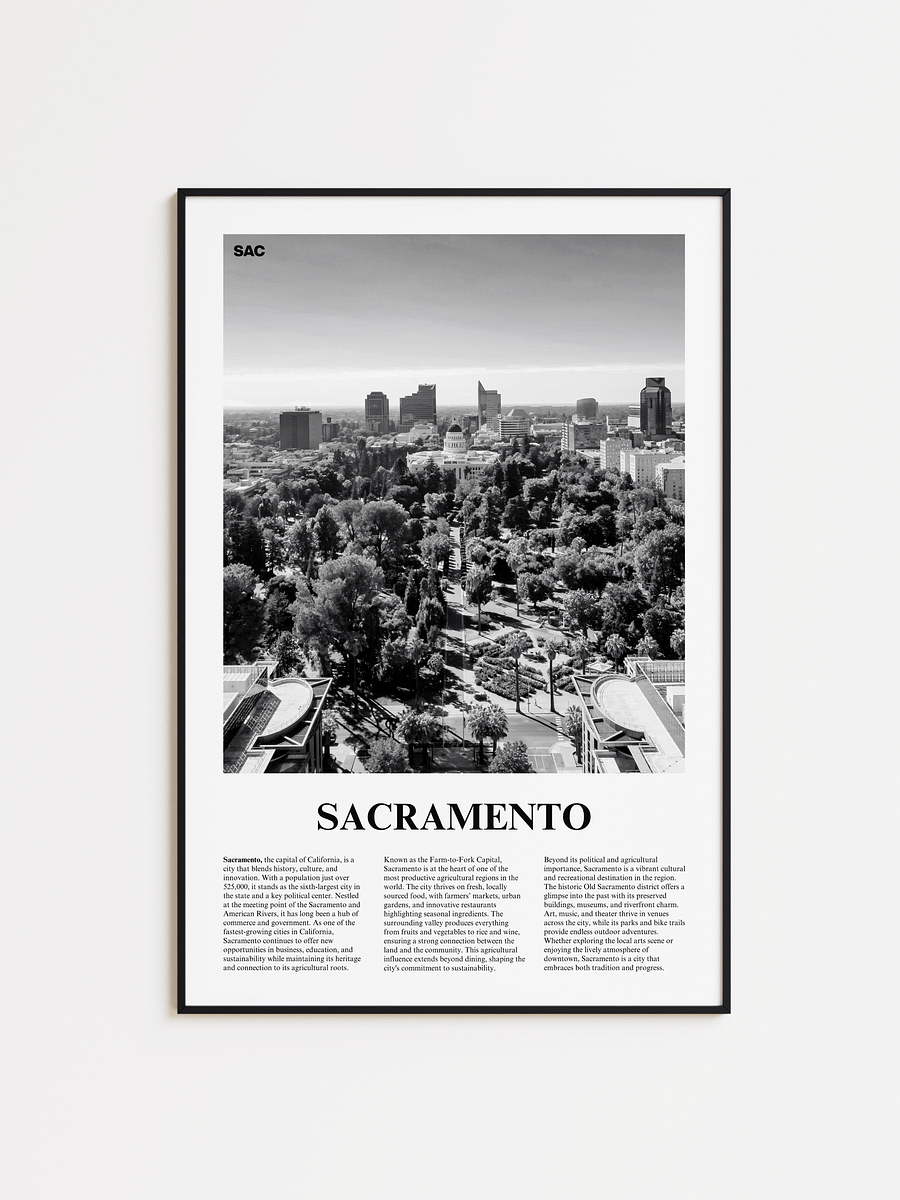 Sacramento 01 Newspaper Poster product image (1)
