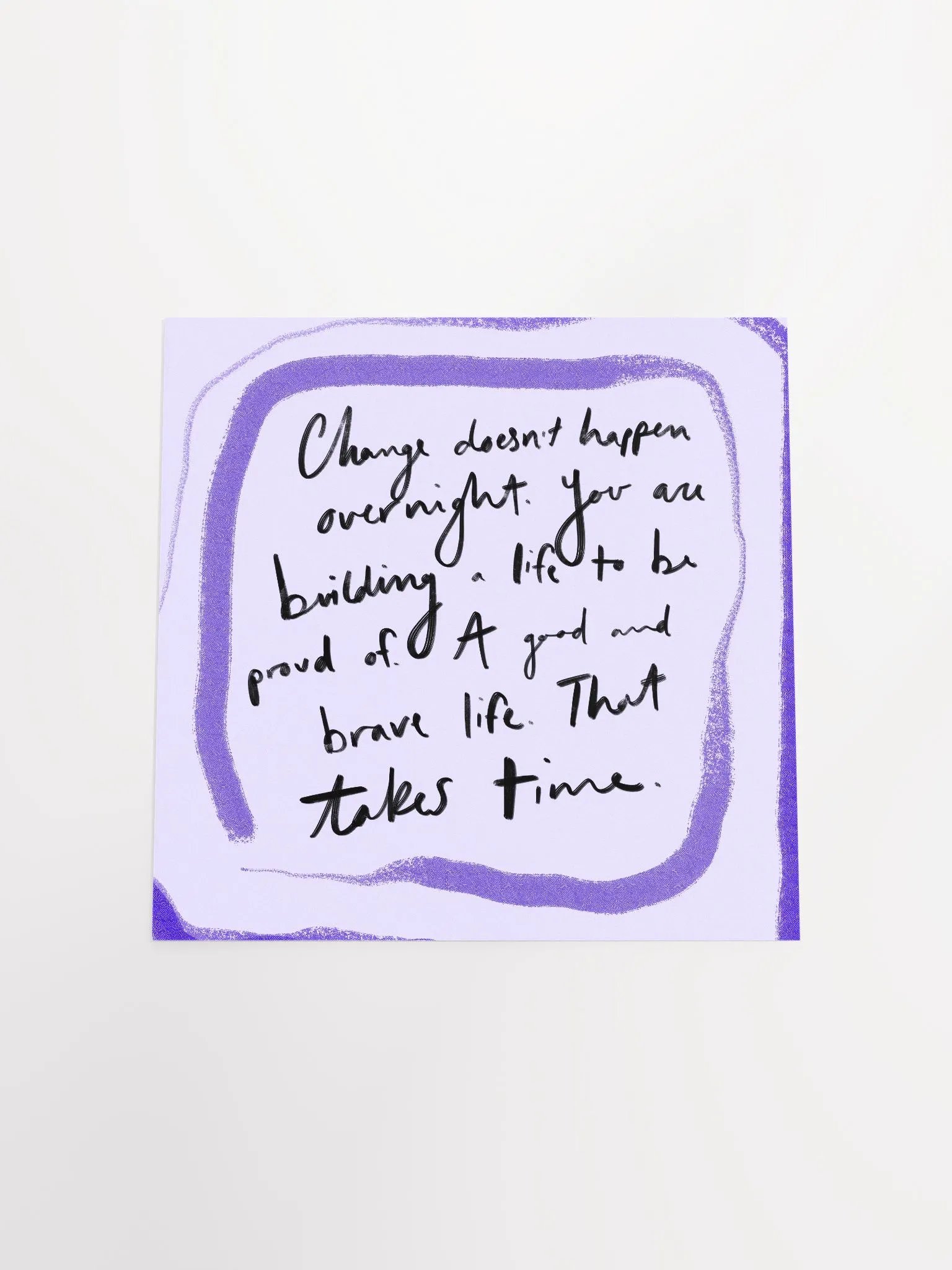 Change Takes Time Art Print product image (17)