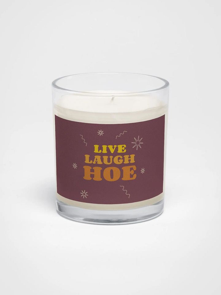 Live Laugh Hoe Candle product image (1)