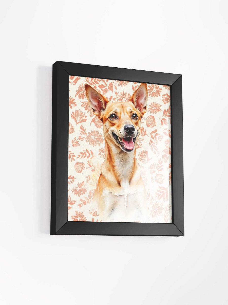 Potcake Floral Framed Art Print product image (10)