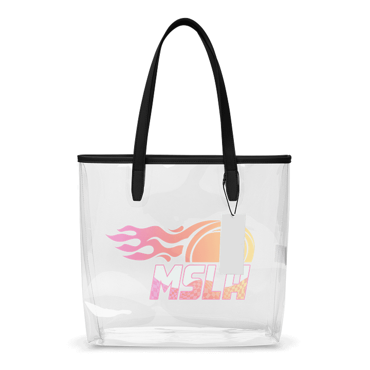 The Beach Ditch - Clear Plastic Tote product image (1)