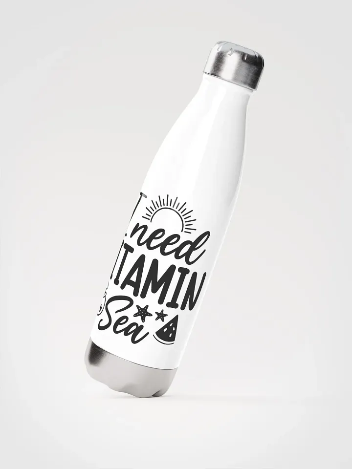 Sun-Kissed Seaside Stainless Steel Water Bottle product image (2)