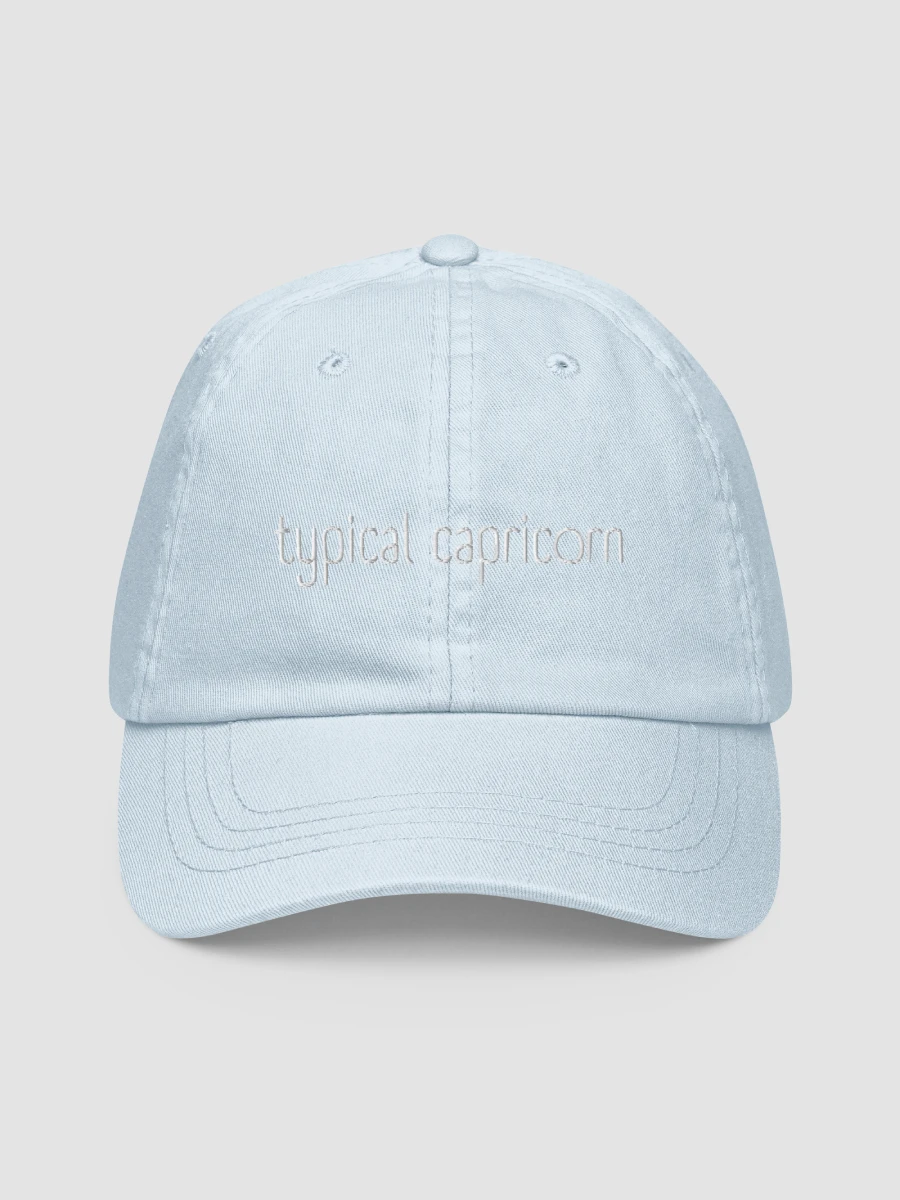 Typical Capricorn White on Baby Blue Hat product image (1)