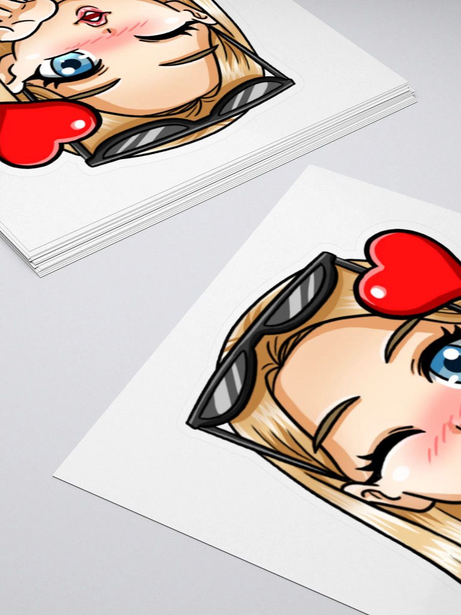 Fleur kiss Emote Sticker product image (4)