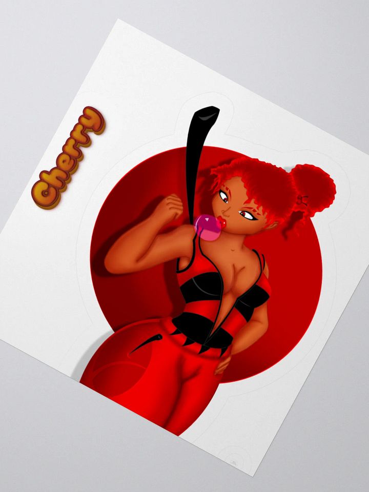 Cherry Bomb Kiss Cut Stickers product image (6)