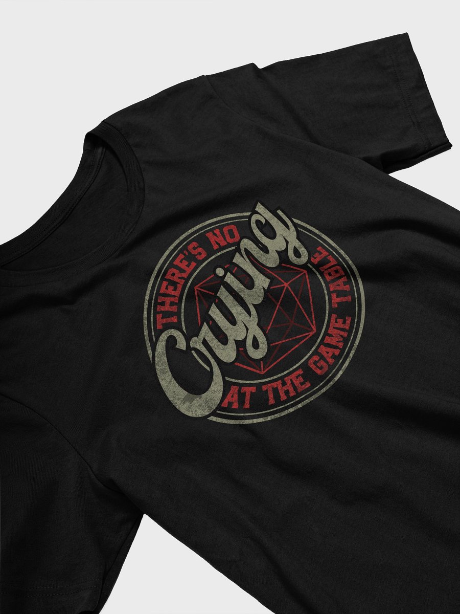 There's No Crying At The Board Game Table - Board Game T-shirt, Black product image (5)