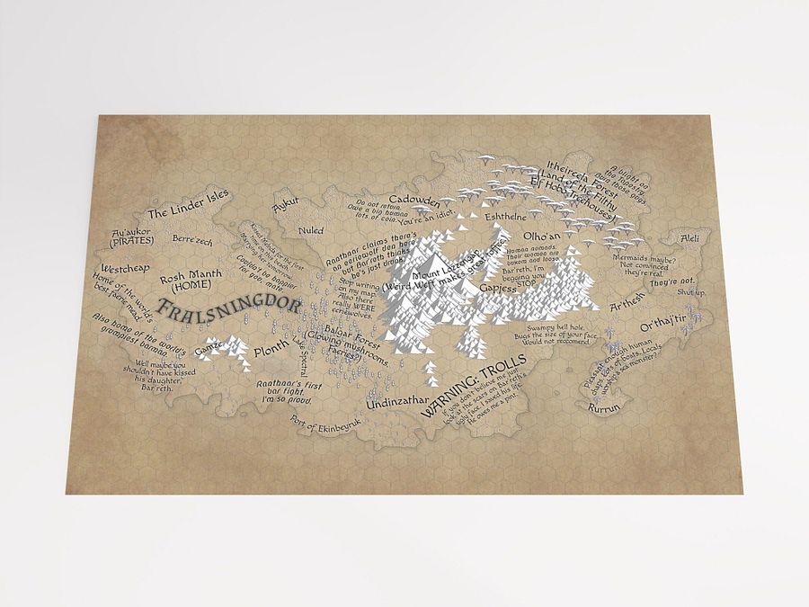 Fralsningdor Map Poster product image (10)