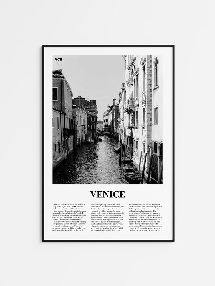 Venice 04 Newspaper Poster product image (1)