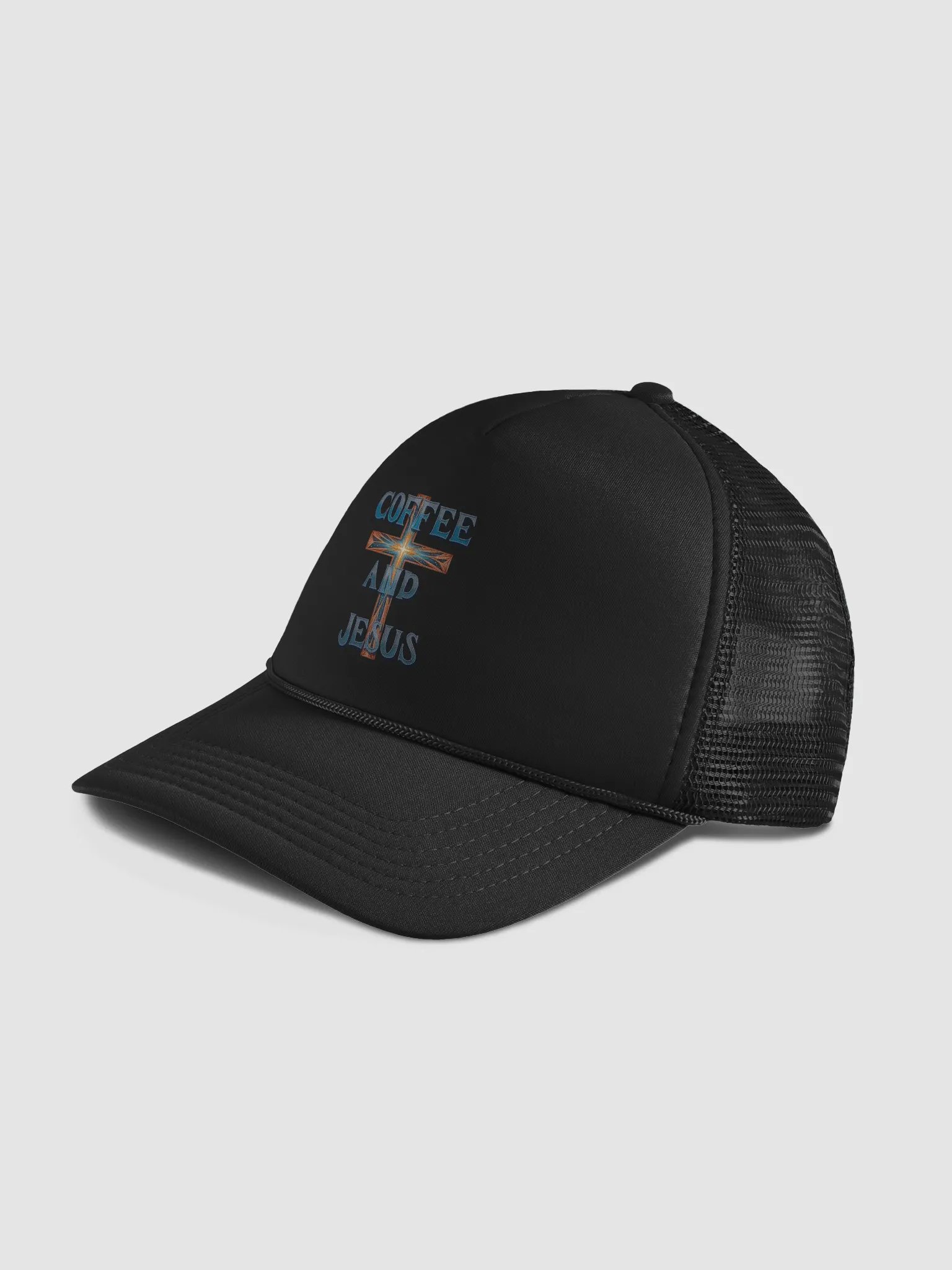 Radiant Cross Trucker Hat product image (4)