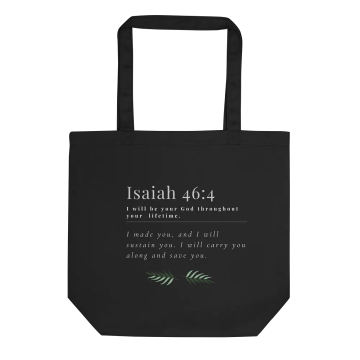 Isaiah 46:4 Eco-Friendly Positive World Tote Bag product image (1)
