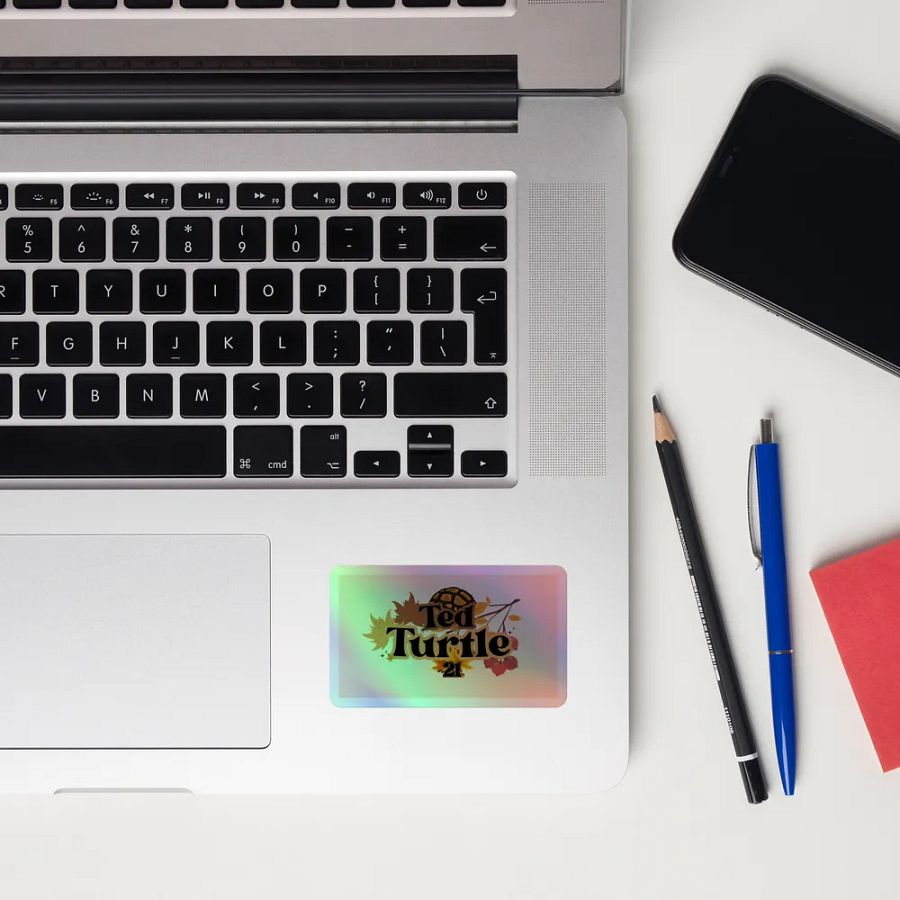 Official Ted Turtle Logo Sticker! product image (10)