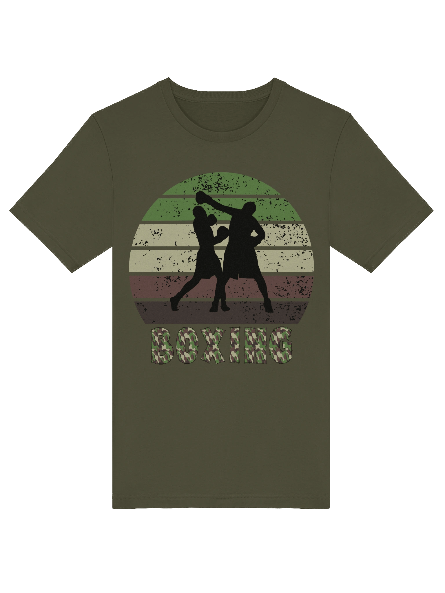 Boxing 'Vintage' Camo Style T-Shirt product image (39)