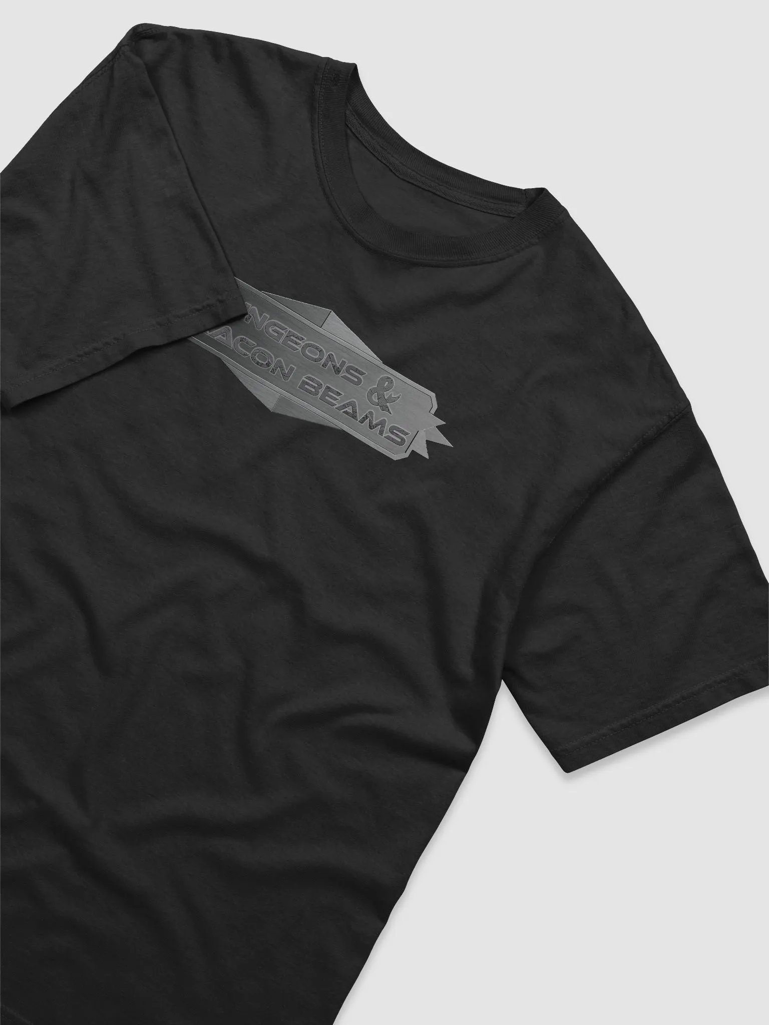 Dungeons and Dracon Beams Metal Logo Shirt product image (3)