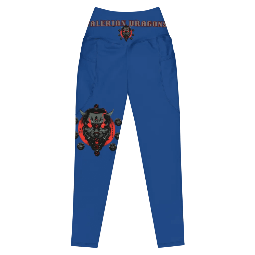 BLUE demon soul square up women's pocket leggings product image (11)