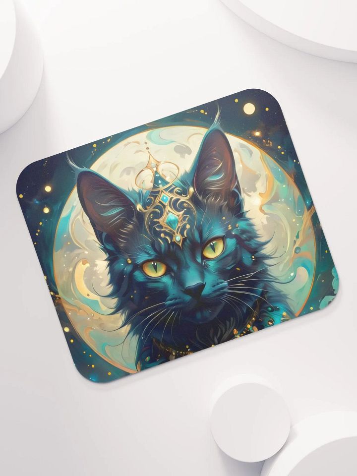 Majestic Lunar Cat Mouse Pad product image (1)