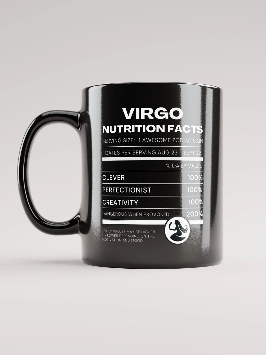 Virgo Nutrition Facts Mug product image (1)