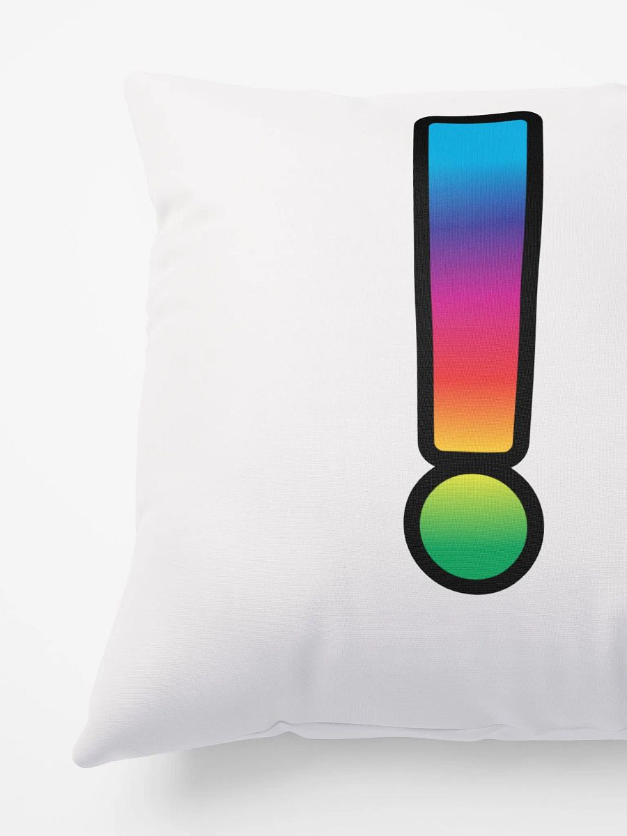 Pillow - Rainbow Emergency, White Background product image (3)