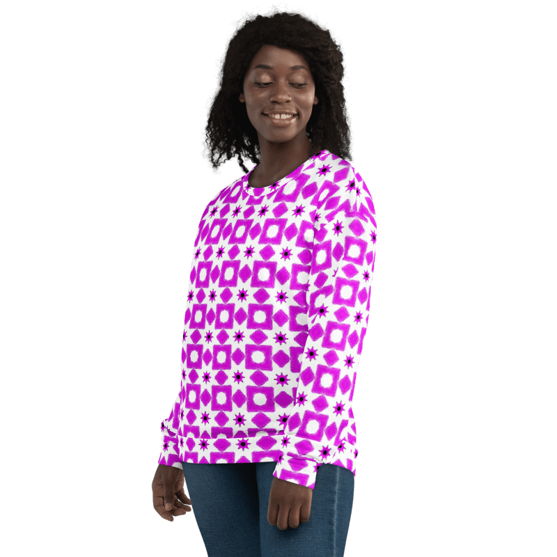 Abstract Fun Pattern Unisex All Over Print Sweatshirt product image (4)