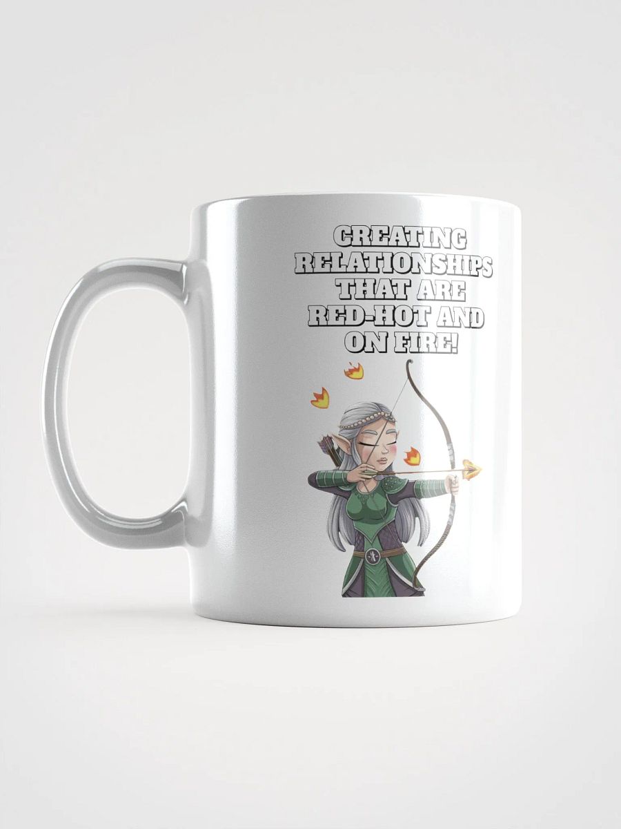 Creating Relationships That Are Red-Hot And On Fire! Valentine's Day White Mug product image (18)