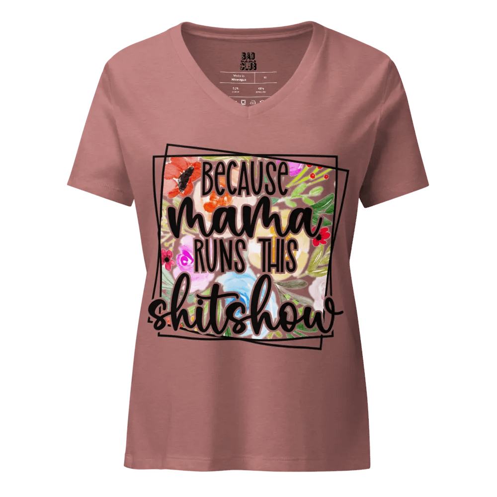 Floral Mama V-Neck Tee product image (2)