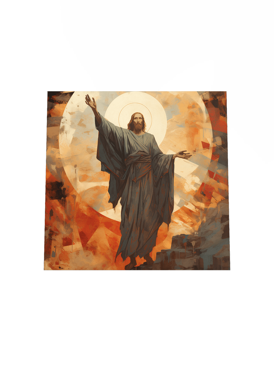 Jesus Christ Triumphant Ascension Wall Art | Inspirational Christ Art Canvas Print product image (18)