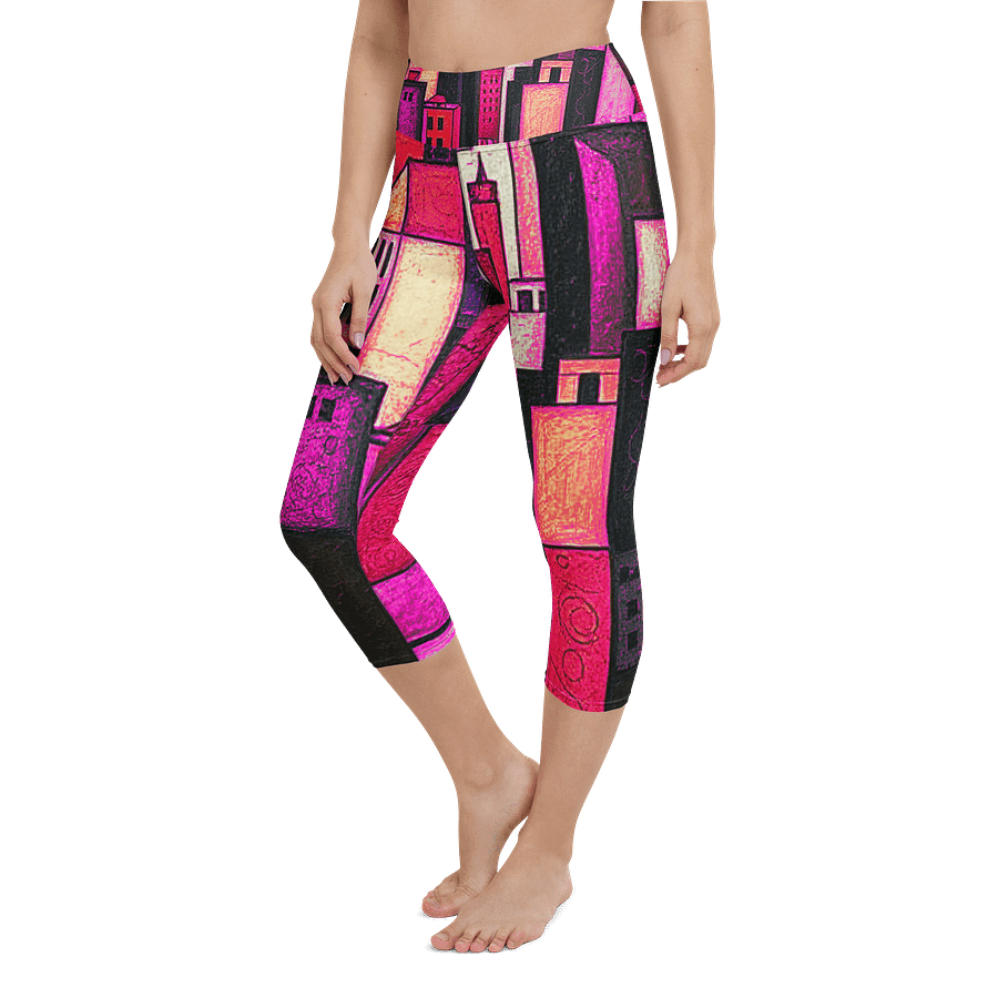 Red City Capri Leggings product image (6)