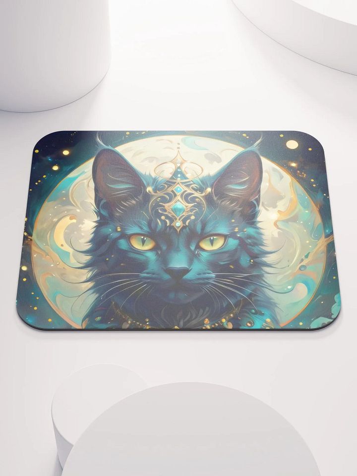Majestic Lunar Cat Mouse Pad product image (2)