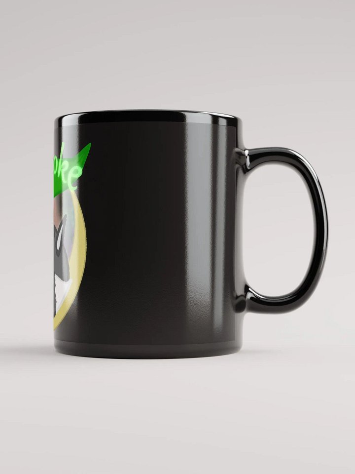 Snooze in Style: Black Glossy Fox Mug product image (1)