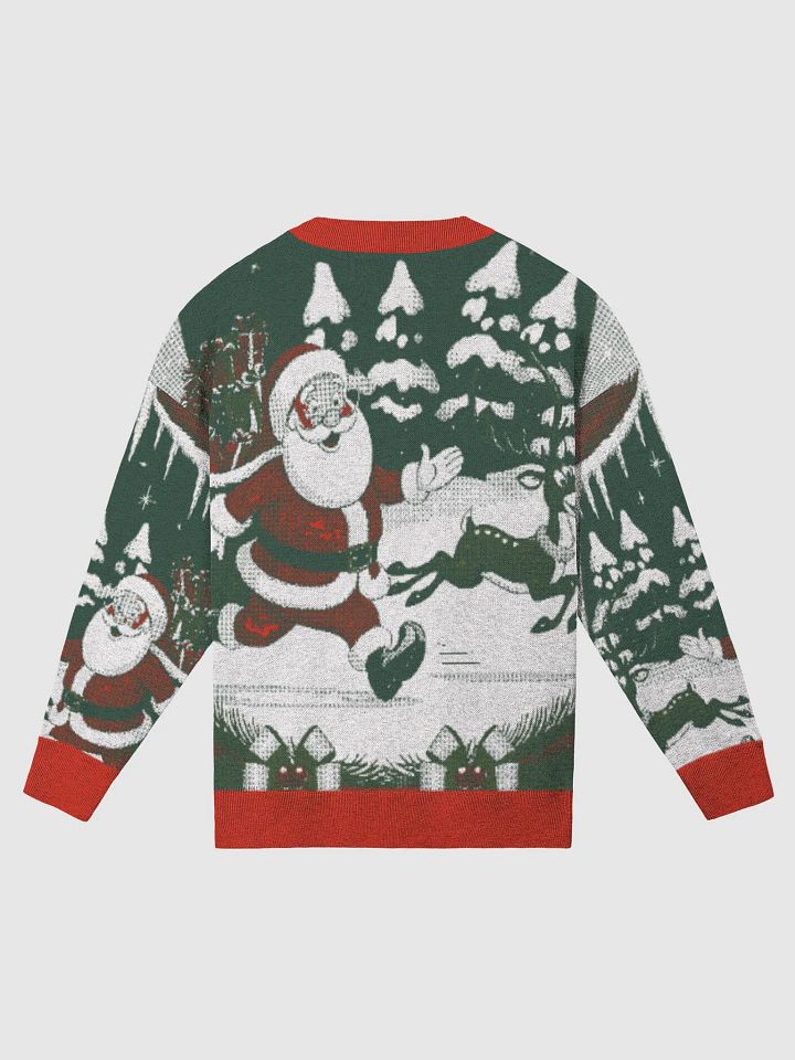 Santa's Winter Stroll Knitted Sweater product image (7)