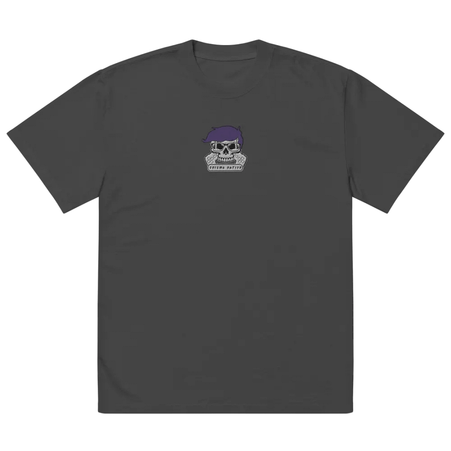 Enigma Nation AS Colour Premium Oversized Faded T-Shirt (EMBRODERED) product image (3)