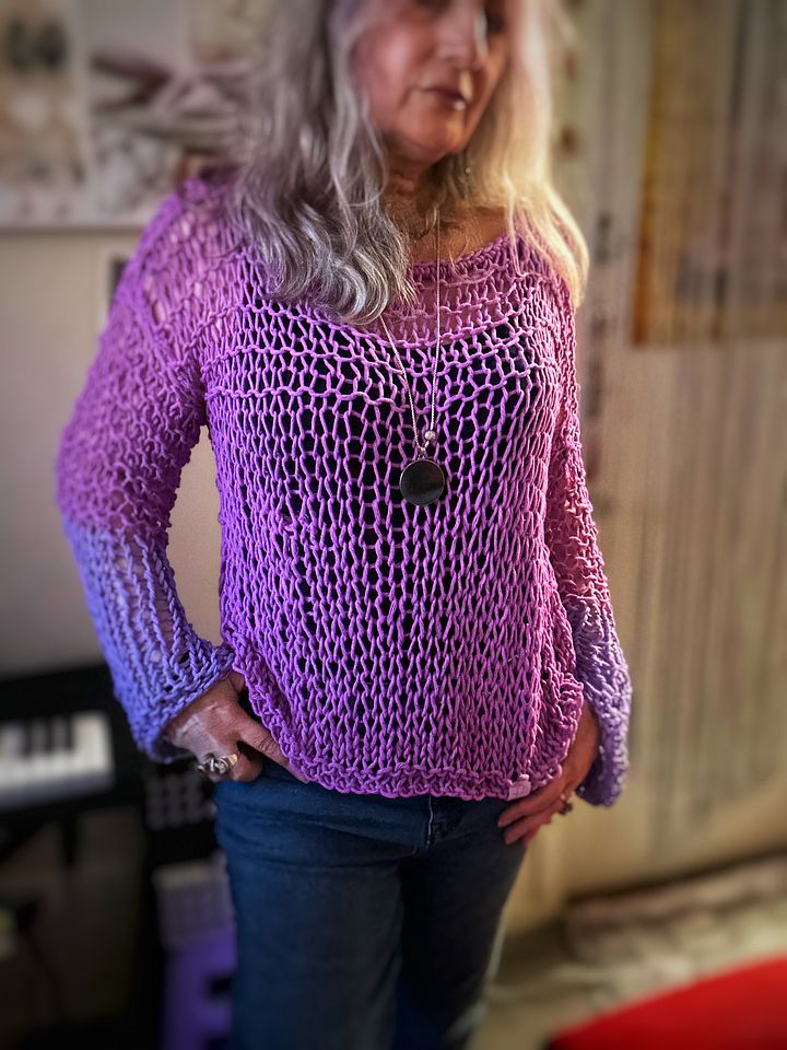 CATRINE (lightweight slouchy summer sweater) MADE TO ORDER product image (1)