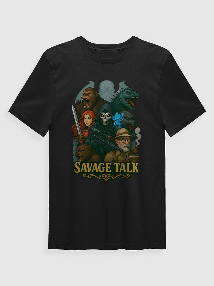 Savage Talk Stylized Illustrated T-Shirt product image (3)