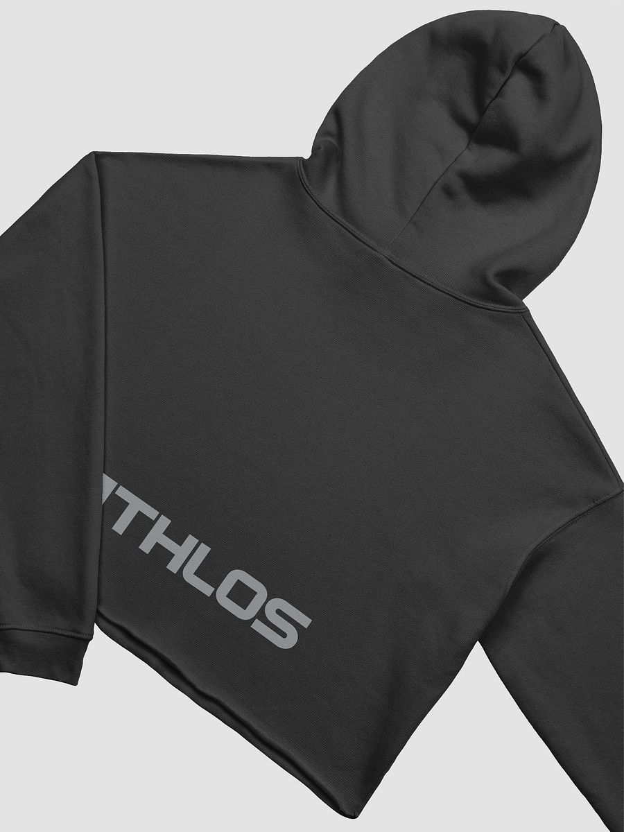 Crop ATHLOS Hoodie - Black product image (4)