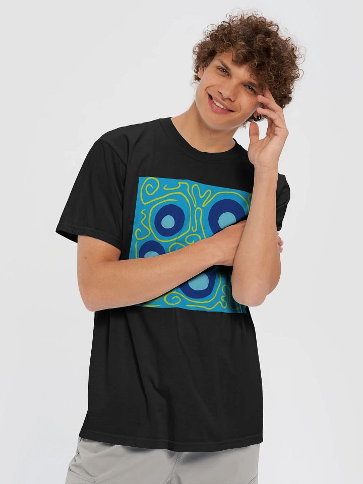 Blue bubbles Abstract Art T-Shirt product image (1)