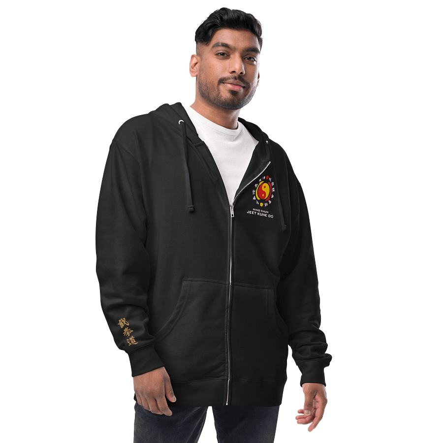 Sifu Nate Wing Chun & Jeet Kune Do Embroidered Zip Hoodie product image (2)