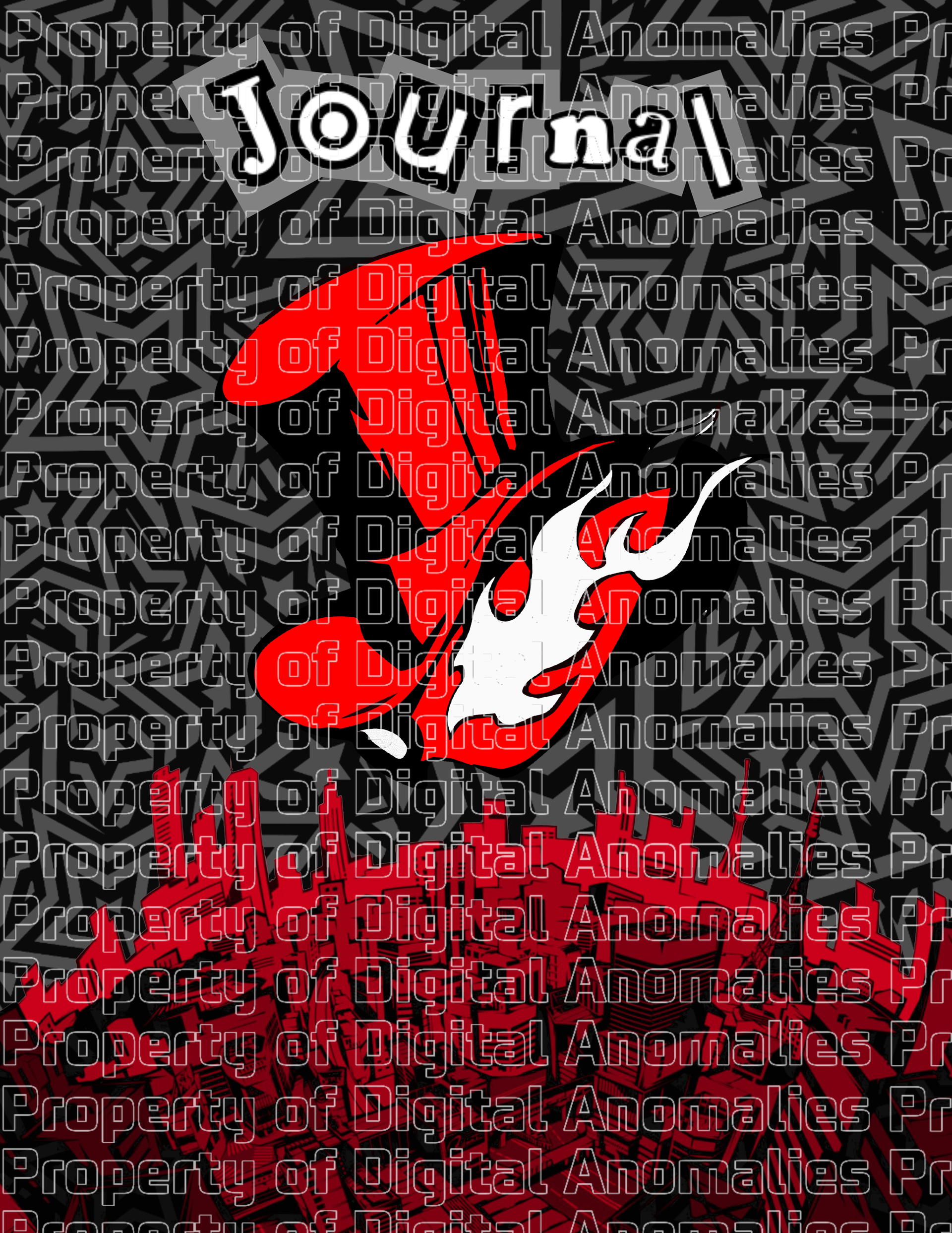 Phantom Theives Journal for PDF Editor Apps (GoodNotes, Xodo, Adobe Acrobat, etc.) product image (1)