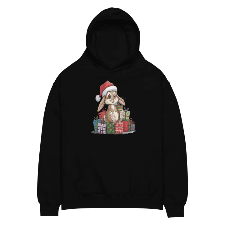 Santa Bunny AS Colour Unisex Premium Oversized Hoodie product image (2)