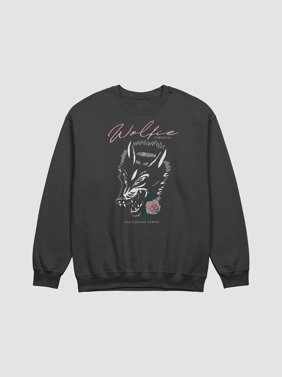 WOLFIE PINK ROSE CREW SWEAT product image (1)