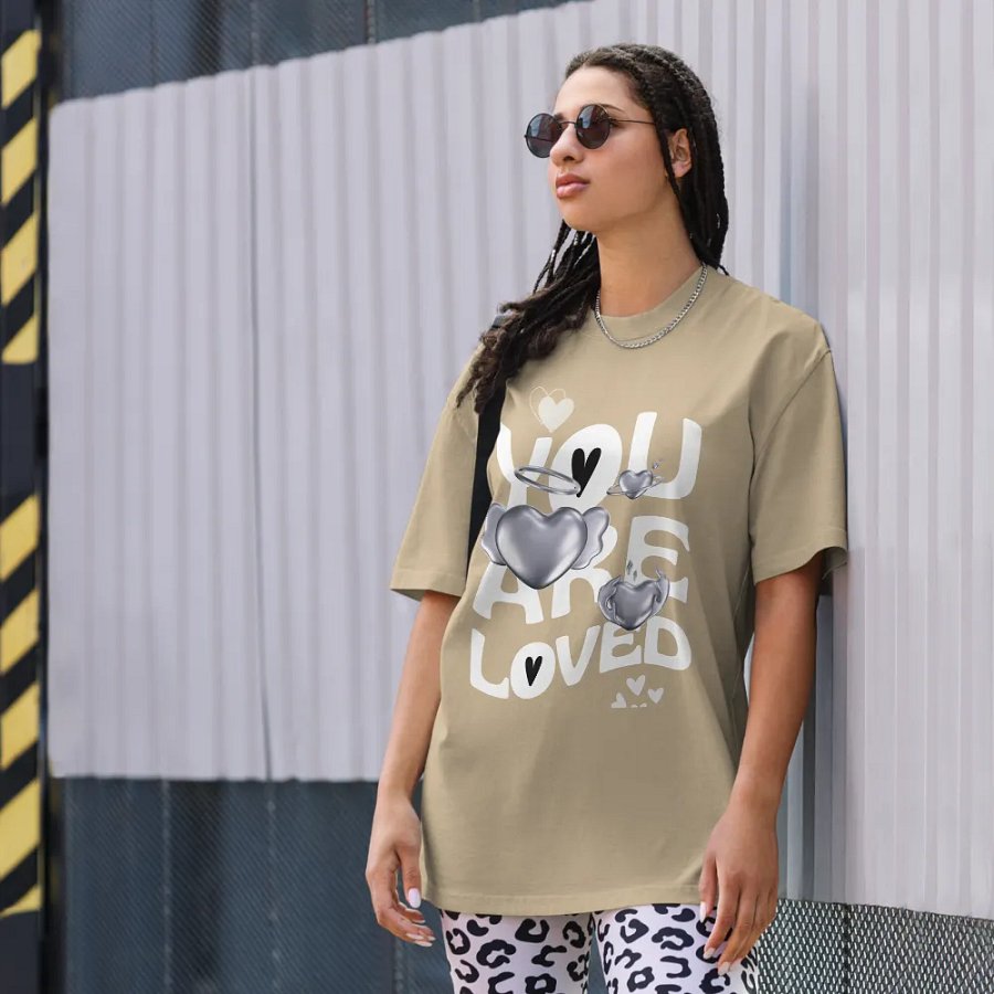 You are loved faded Tee product image (3)
