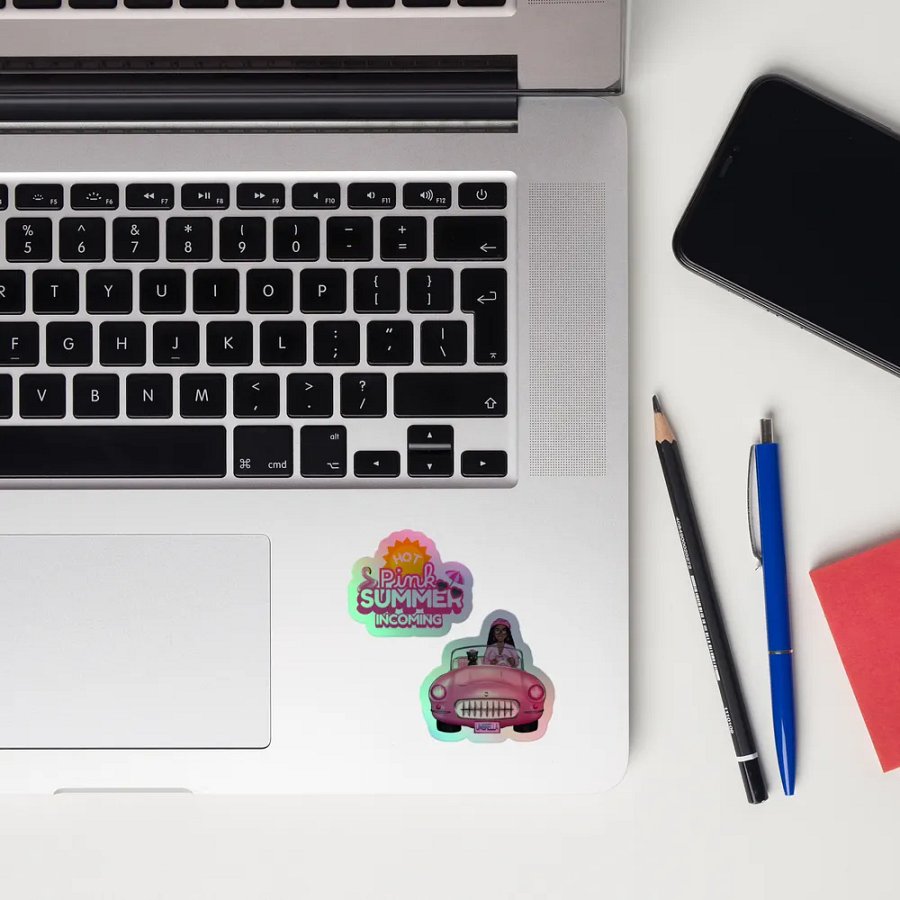 Hot Pink Summer Stickers product image (10)